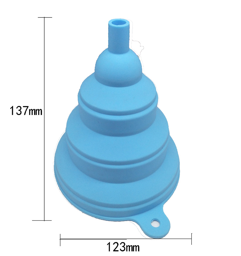 硅胶折叠漏斗